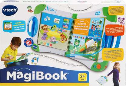 VTech MagiBook Bundel - Met Activiteitenboek - Een Dag uit het Dagelijkse Leven - Niveau 1 - Blauw