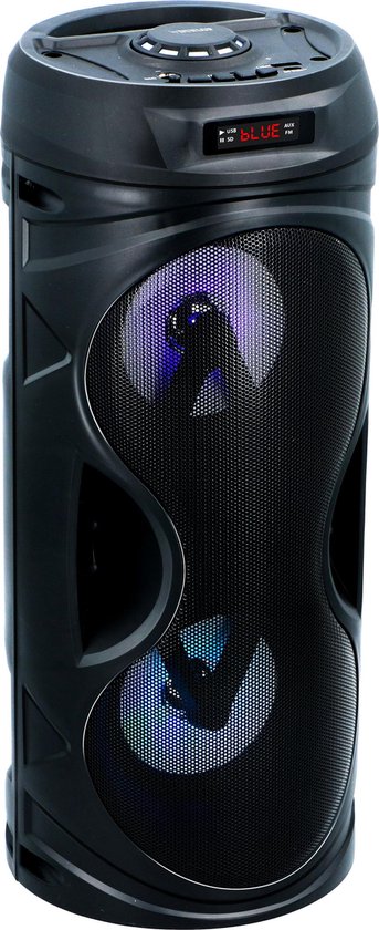 Dunlop Bluetooth Speaker - 2x 5 W LED  - 10,5 Uur Speeltijd