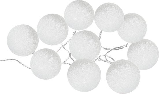 Solar - Guirnalda de bolas de nieve - guirnalda led - iluminación de bolas - luces de fiesta - bombillas - cordón - decoración - luces navideñas - Navidad lujo decorada - bolas navideñas blancas - adornos para árboles de navidad 