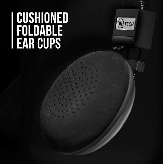 In Tech Bluetooth Wireless Headphones - draadloze hoofdtelefoon - on ear koptelefoon