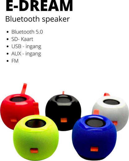 E-Dream Draagbare Bluetooth Luidspreker