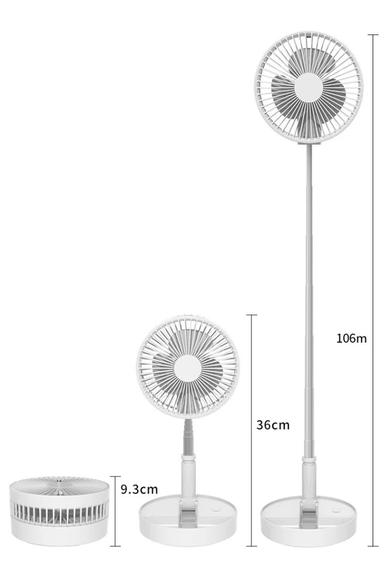 E-Dream draagbare ventilator wit