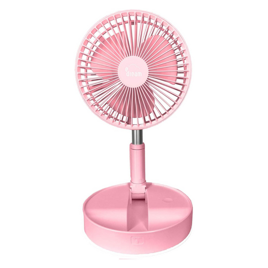 E-Dream draagbare ventilator roze