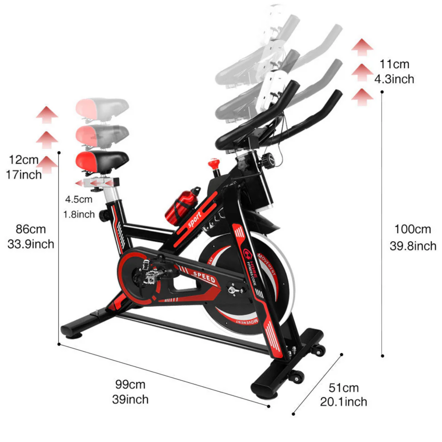 Stationaire hometrainer