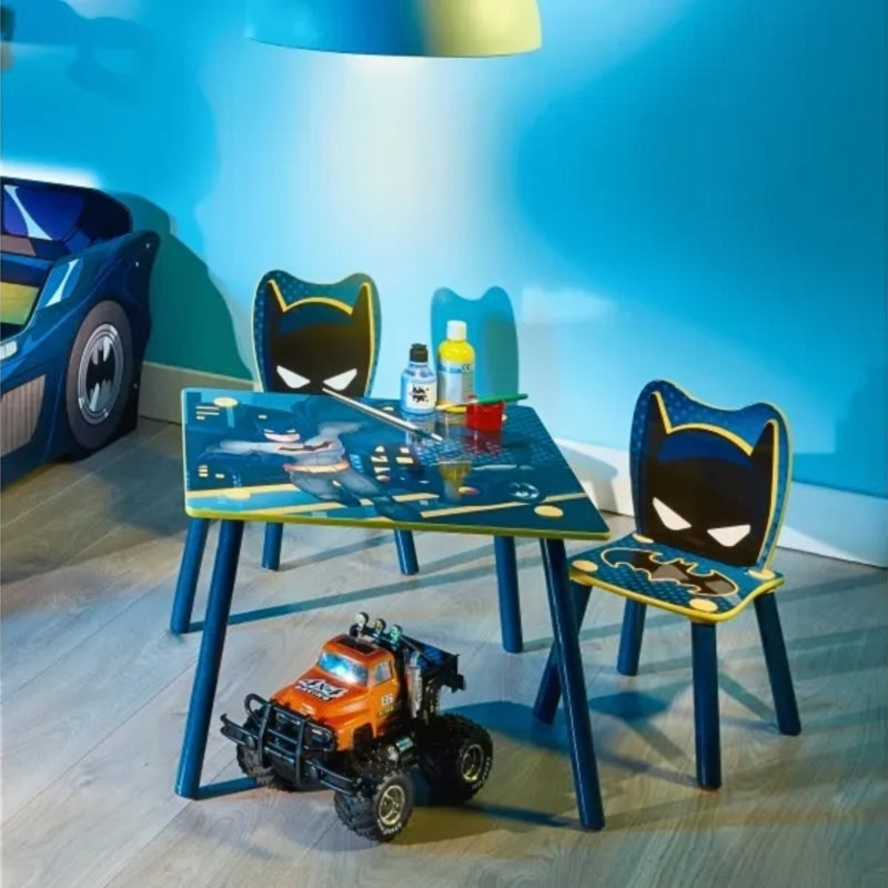 Batman Kinder Tafel Set | Batman Tafel Stoelen Set | zatzon