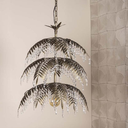 Hanglamp Zaldis Goudkleurig